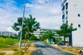 Lô Fpt kẹp vạch cây xanh trước trường Đại Học